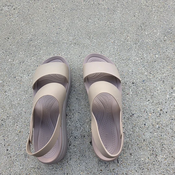 Litestride By Crocs Women’s Classic Platform Sandal in Blush Size 11 - Picture 9 of 12